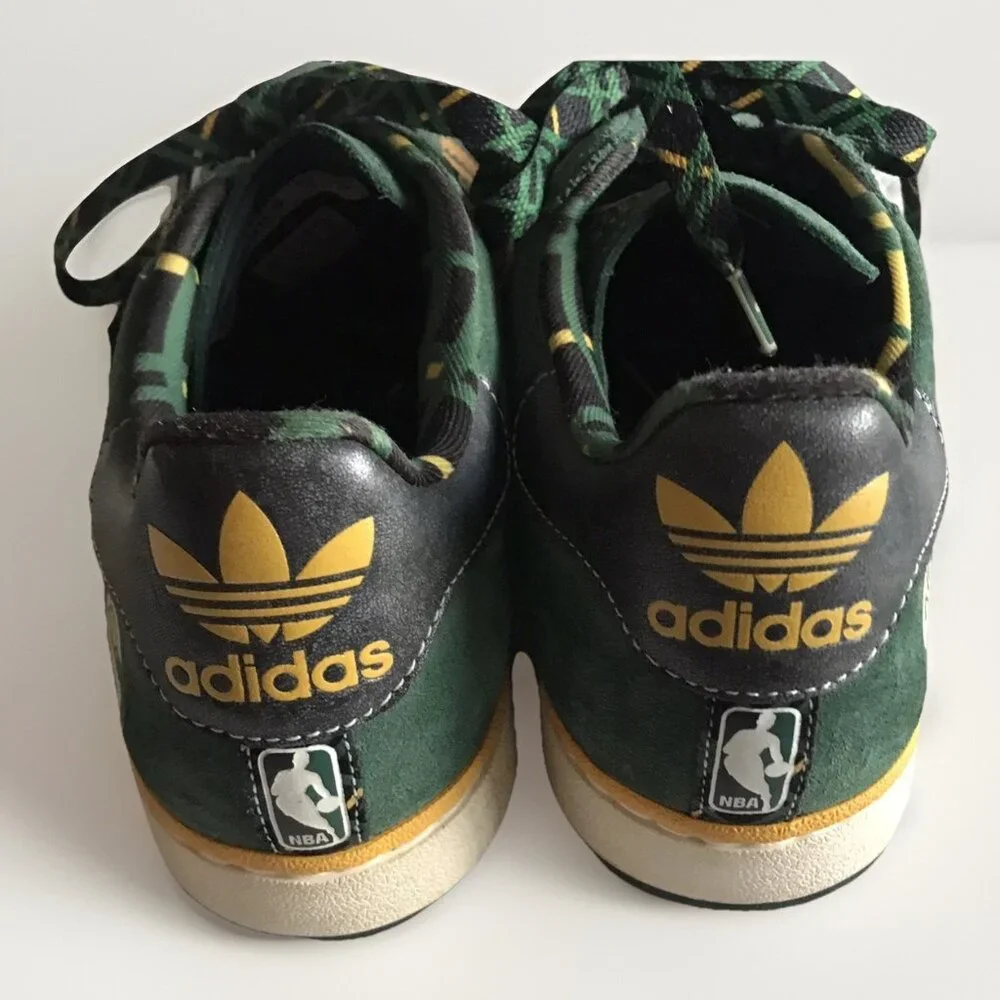 RARE Vintage Adidas Seattle Sonics NBA Series Originals Campus II US/13 UK/12.5‎